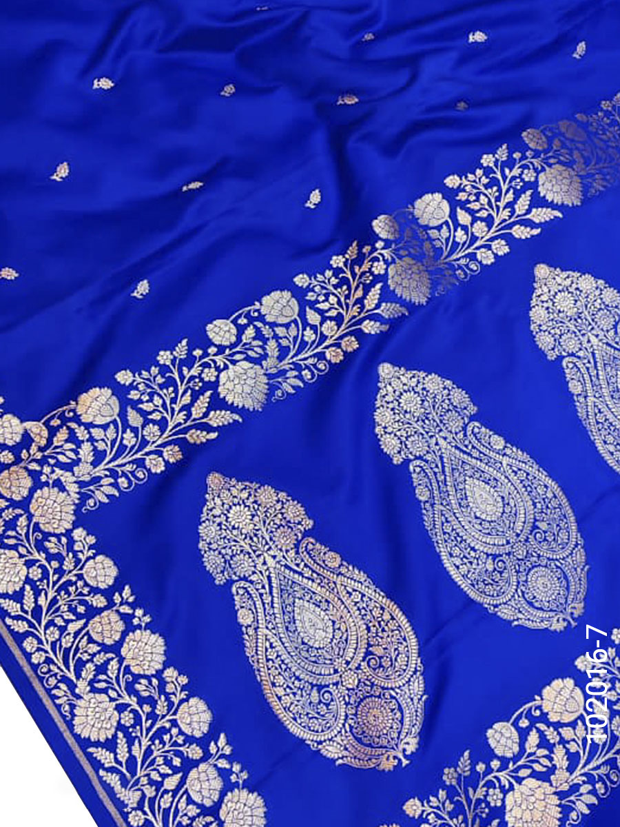 Mashru Silk Zari Work Banarasi Saree Wholesale view 7