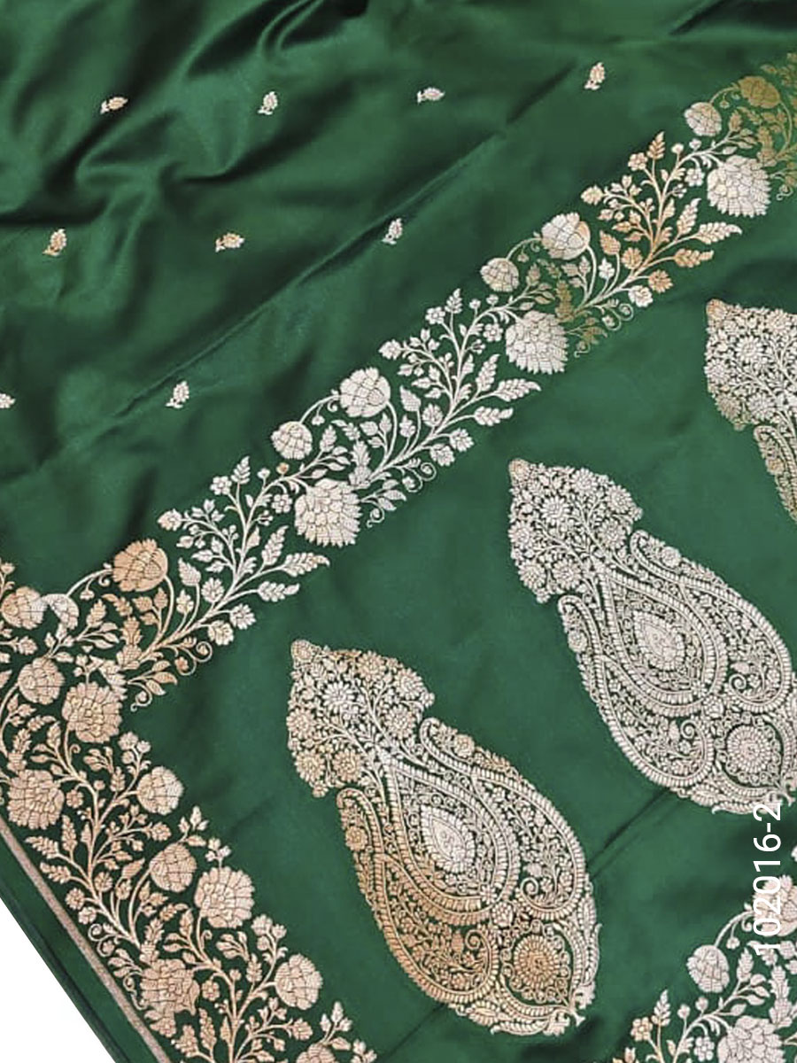 Mashru Silk Zari Work Banarasi Saree Wholesale view 3