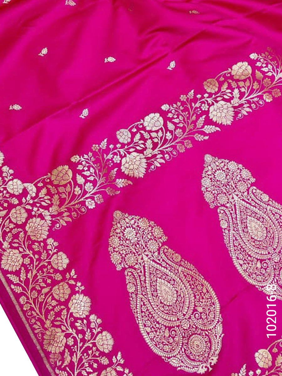 Mashru Silk Zari Work Banarasi Saree Wholesale view 8