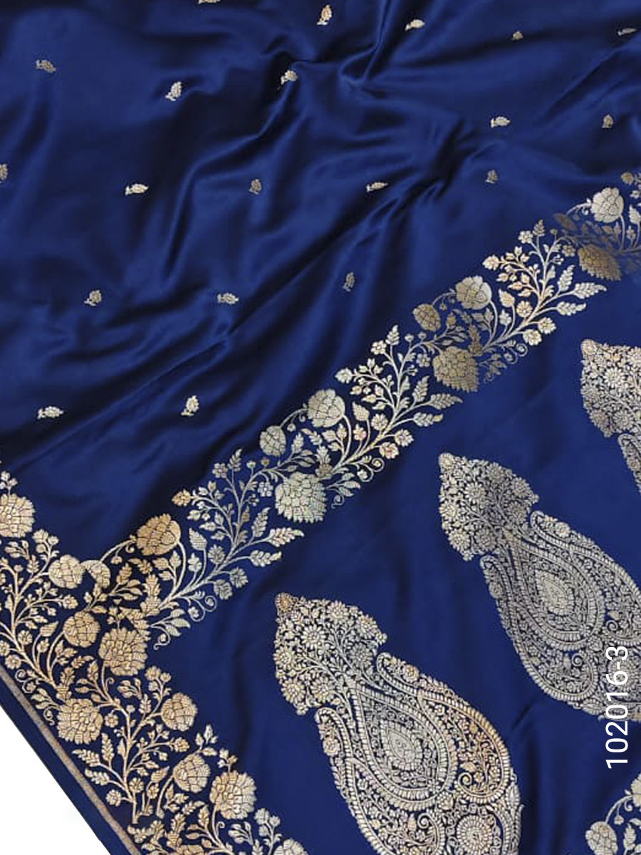 Mashru Silk Zari Work Banarasi Saree Wholesale view 4