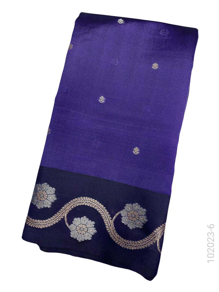 Katan Silk Zari Work Banarasi Saree Wholesale view 7