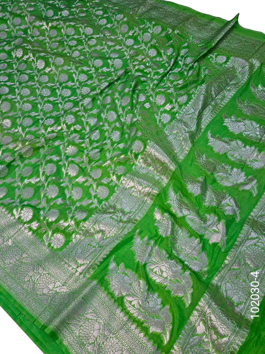 Katan Silk Zari Work Banarasi Saree Wholesale view 5