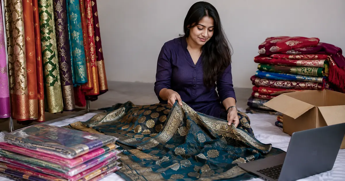How to Start a Banarasi Saree and Suit Reselling Business with Zero Investment