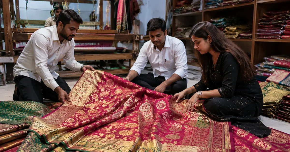  Why Retailers Prefer Direct-from-Weaver Banarasi Saree Manufacturers