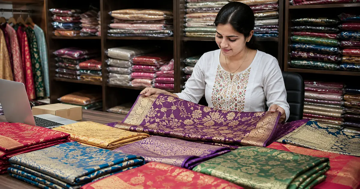 How to Start Selling Banarasi Sarees and Suits with Weave 365: A Step-by-Step Guide for Resellers and Retailers