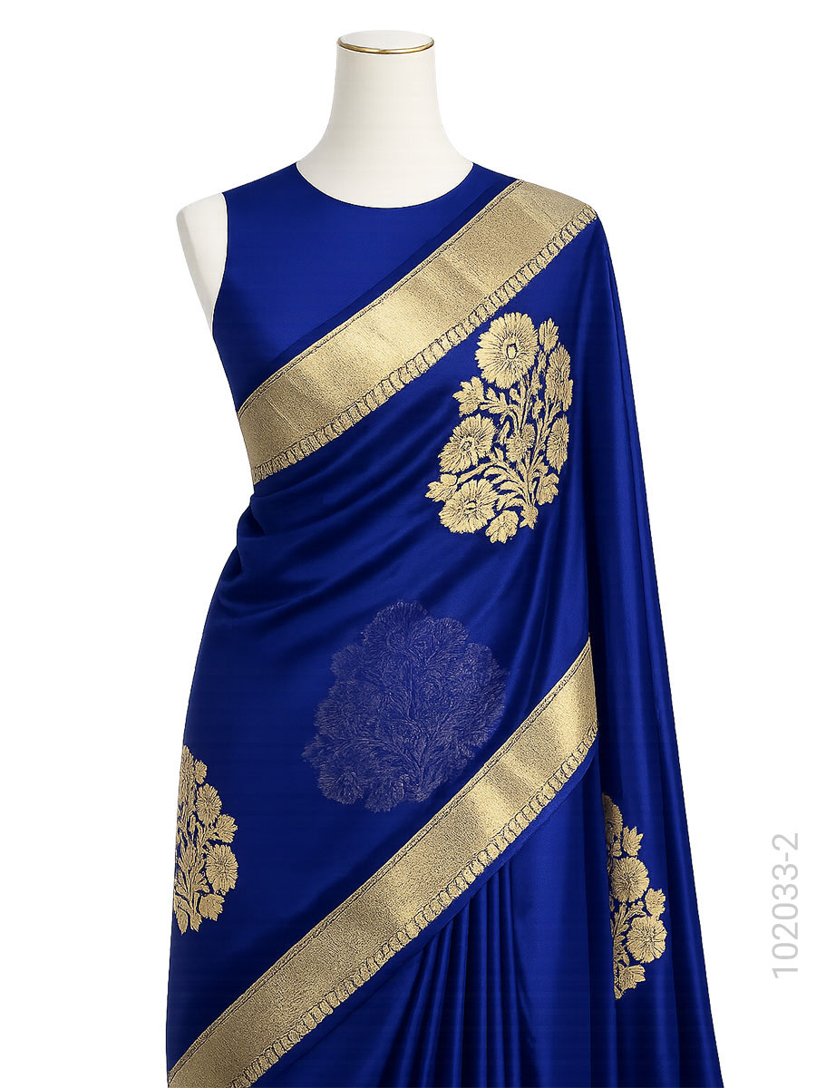 Kora Organza Zari Designer Work Banarasi Saree Bulk Export view 3