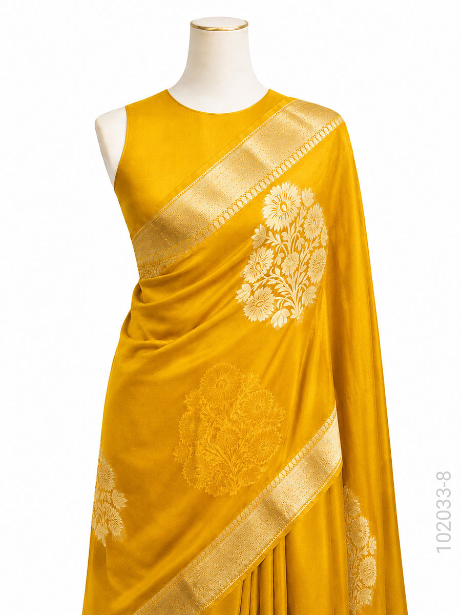 Kora Organza Zari Designer Work Banarasi Saree Bulk Export view 9