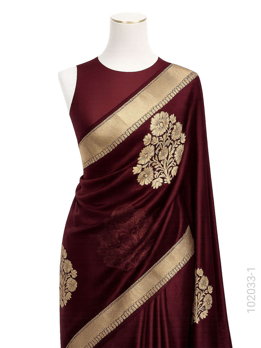 Kora Organza Zari Designer Work Banarasi Saree Bulk Export view 2