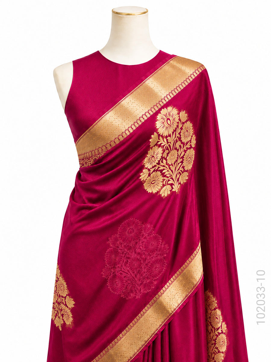 Kora Organza Zari Designer Work Banarasi Saree Bulk Export view 11